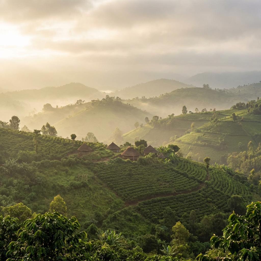 Ethiopian Highlands Landscape